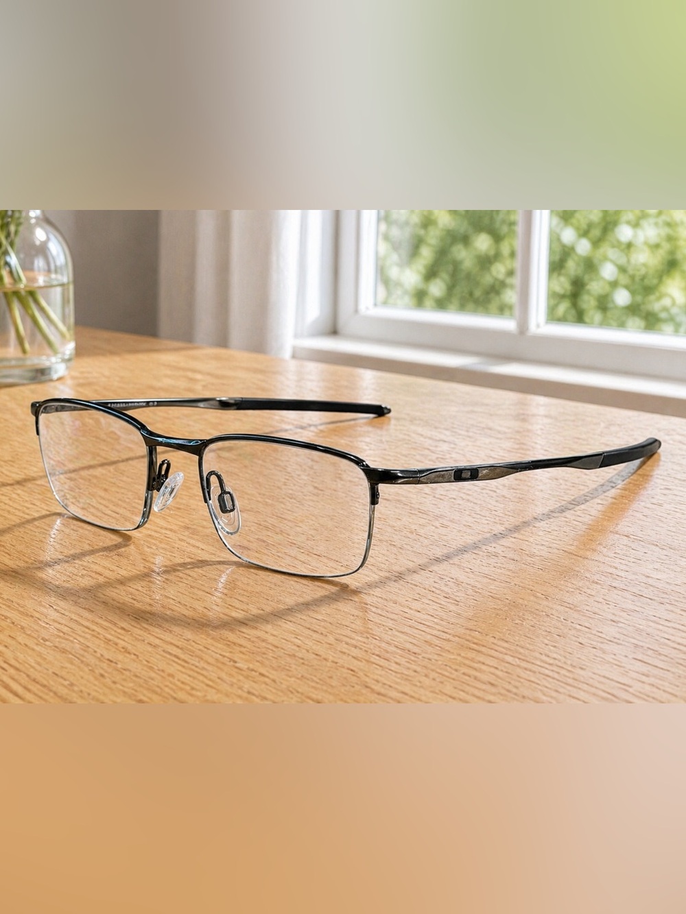 Oakley BARRELHOUSE 0.5 OX3174-0253 Pewter Eyeglasses Frames 53-18-139